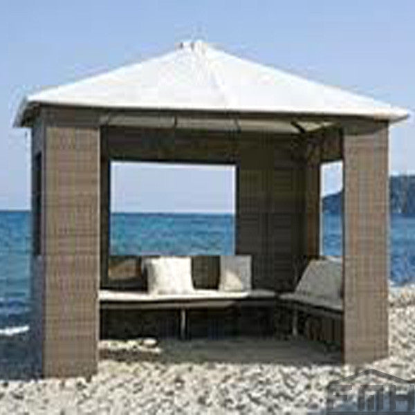 Outdoor Wicker Cabana & Gazebo