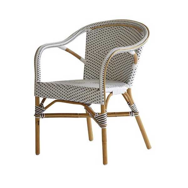 Classic French Bistro Cane & Wicker Furniture - Coffee Chair - Benine