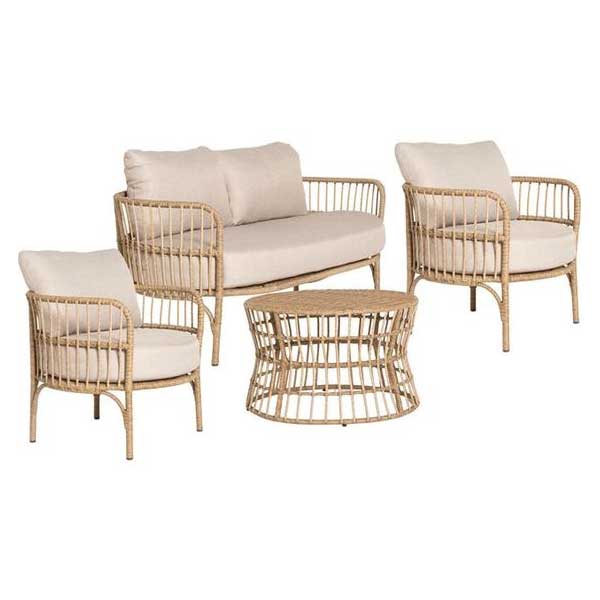 Cane & Rattan Furniture - Sofa Set - Deck