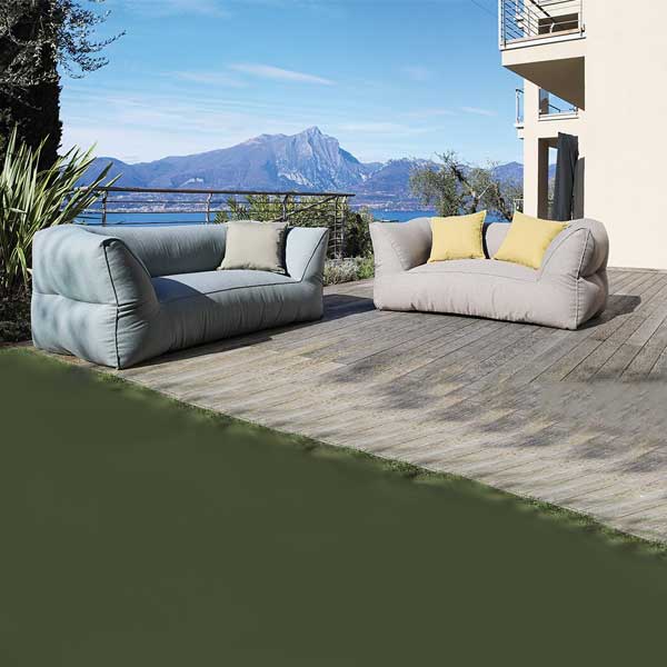 Fully Upholstered Outdoor Furniture - Sofa Set - Puffone