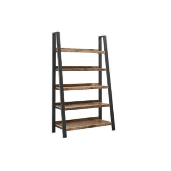 Indoor Wood & Iron Furniture - Bookshelf - Casey