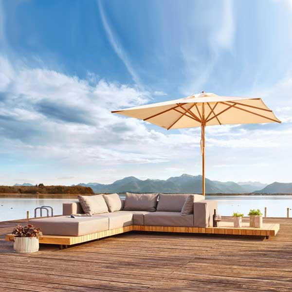 Outdoor Wood - Sofa Set - Plateau