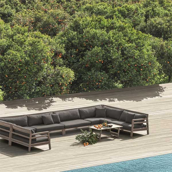 Outdoor Wood - Sofa Set - Zante