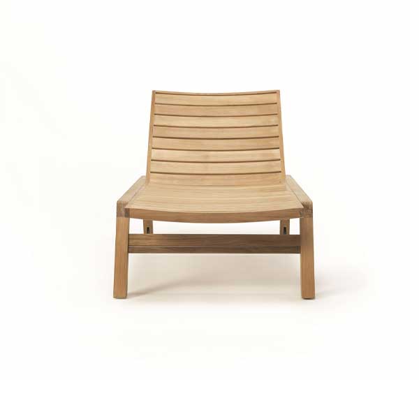 Outdoor Wooden Sun Lounger - Zante