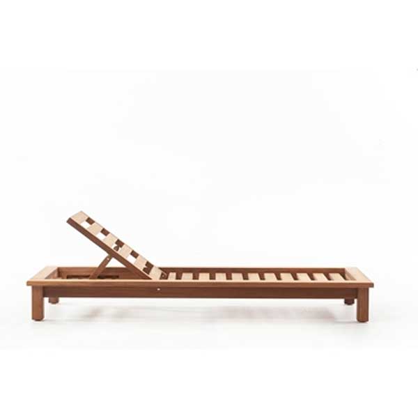 Outdoor Wooden - Sun Lounger - Vera 80