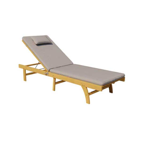 Outdoor Wooden - Sun Lounger - Dogan