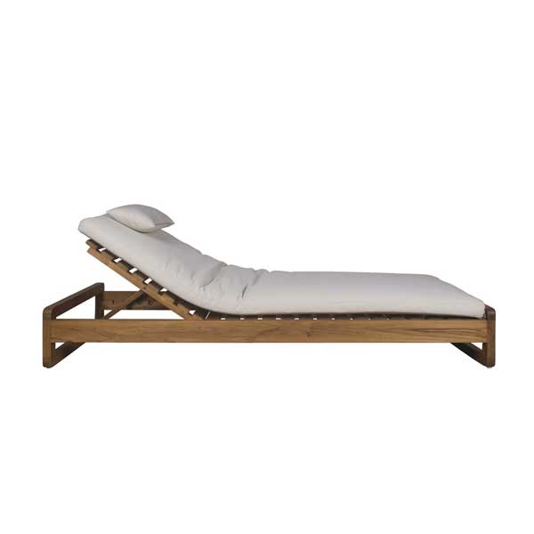 Outdoor Wooden - Sun Lounger - Dual