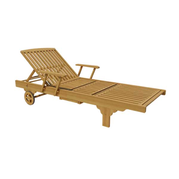 Outdoor Wooden - Sun Lounger - Merano Next