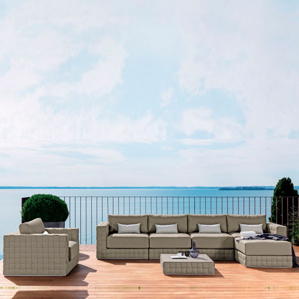 Fully Upholstered Outdoor Furniture - Sofa Set - Motivo